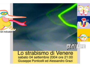 La cover della mostra di Giuseppe Ponticelli ed Alessandro Grazi