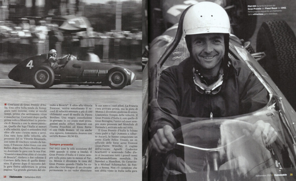 Al volante di una Ferrari, nel 1961, quando sono nato, Phil Hill vinse il titolo mondiale di Formula 1, unico pilota born in the Usa nella storia