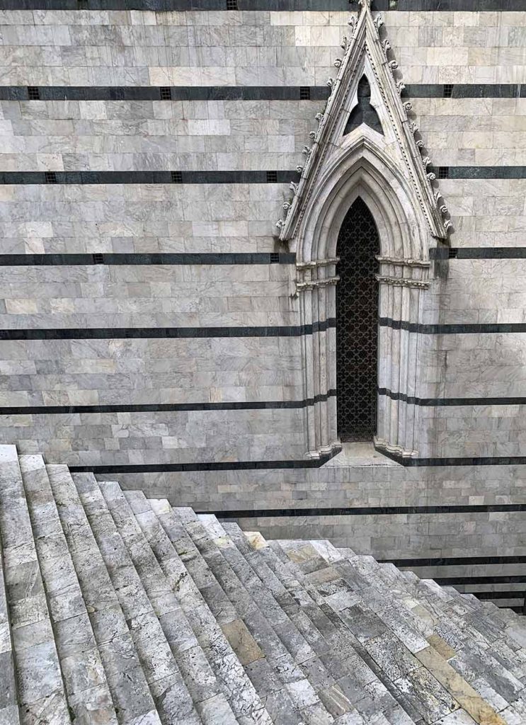 parete nord del "Duomo Nuovo" di Siena