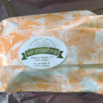 il pacchetto dei cannoli al pistacchio ed alla cioccolata che ho portato a casa